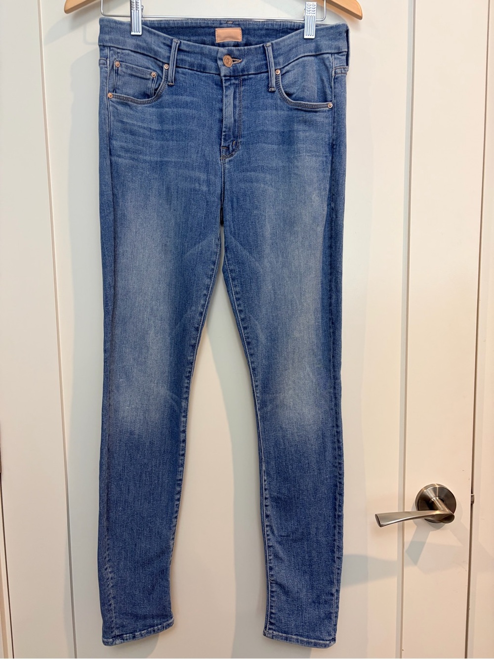 MOTHER The Looker Light Kitty Skinny Jeans Size 29